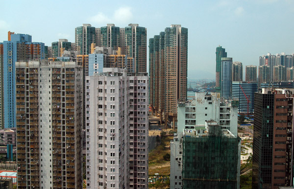 View from the Langham Place Hotel, Mongkok