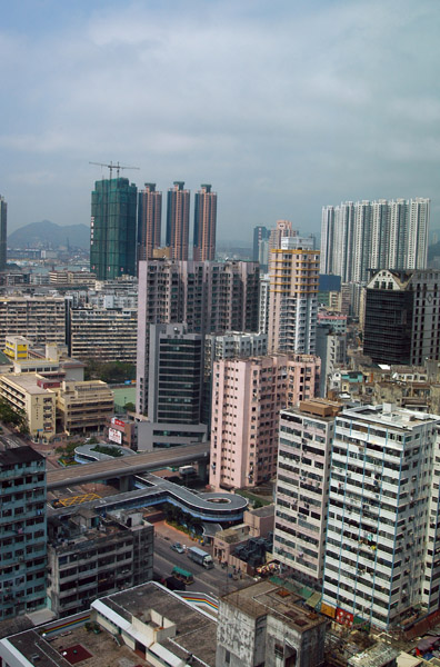 View of Argyle St from the Langham Place Hotel, Mongkok