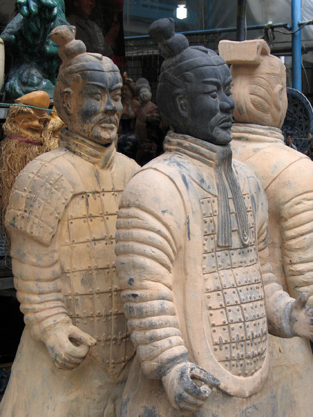 Freshly unearthed terracotta warriors, Stanley Market