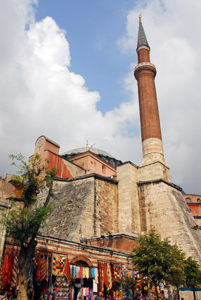 The Hagia Sophia was converted into a mosque in 1453 following the fall of Constantinople