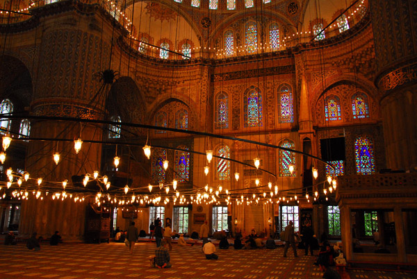 Sultanahmet Mosque (Blue Mosque) - Interior