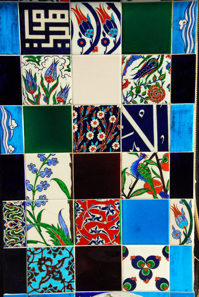 Turkish ceramic tiles, Sultanahmet