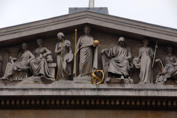 The Progress of Civilisation installed in the pediment of the British Museum in 1852