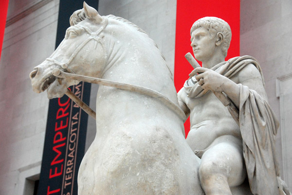 This sculpture appears to represent a Roman prince of the ruling Julio-Claudian Dyansty