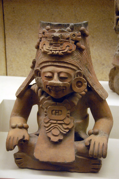 Funerary urn of an ancestor figure, Zapotec 200 BC - 800 AD
