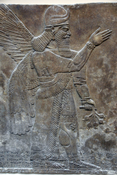 Protective spirit, Assyrian, ca 860 BC, Nimrud