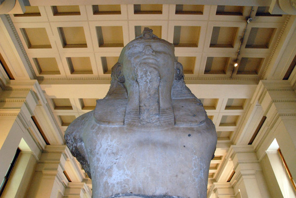 Upper part of a colossal statue of Amenhotep III, 18th Dynasty, ca 1370 BC, Thebes
