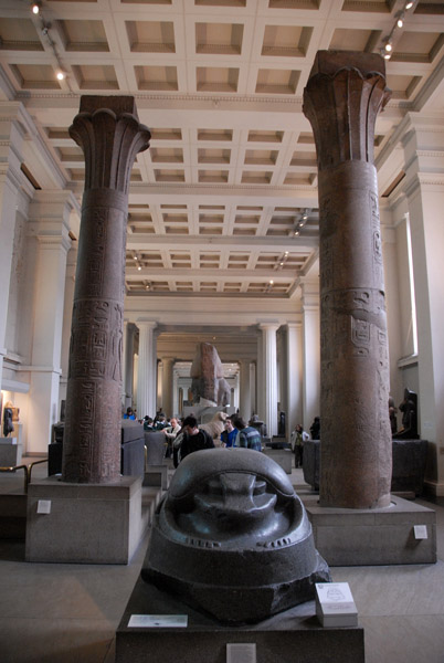 Main Egyptian gallery of the British Museum