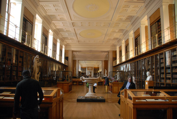 The Enlightenment Gallery - Room 1 of the British Museum laid out as the study of a collector during the age of Enlightenment