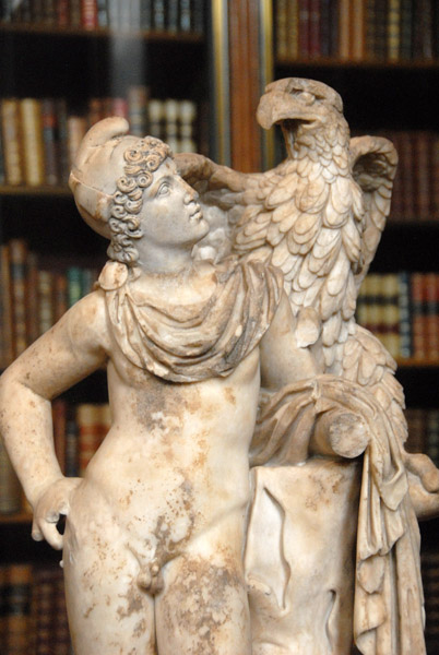 Ganumede with the eagle of Zeus, Roman, 2nd C. AD