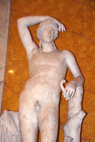 Ancient Dionysus statue restored as Apollo by Carlo Albacini in the 18th C.
