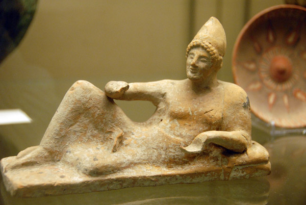 Man reclining, Troy, ca 500 BC