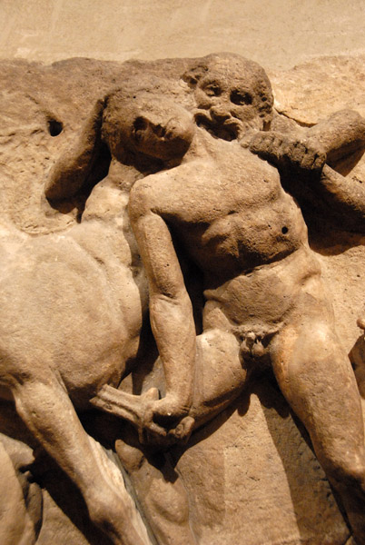 The Bassae Sculptures - Lapiths Fight Centaurs