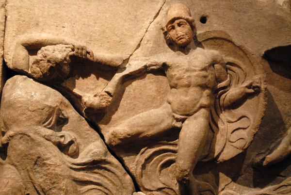 The Bassae Sculptures - Lapiths Fight Centaurs