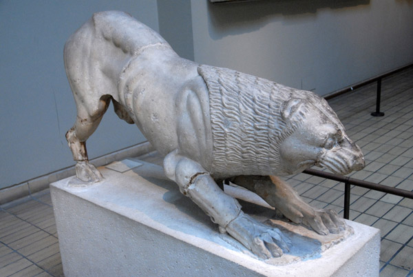 Crouching lion, tomb guardian from the Nereid Monument