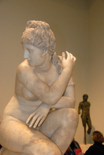 Lely's Venus (Aphrodite) surprised while bathing, 1st-2nd C. AD Roman copy of Greek original
