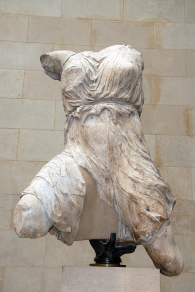 Iris, a winged messenger goddess from the Parthenon West Pediment, Elgin Marbles