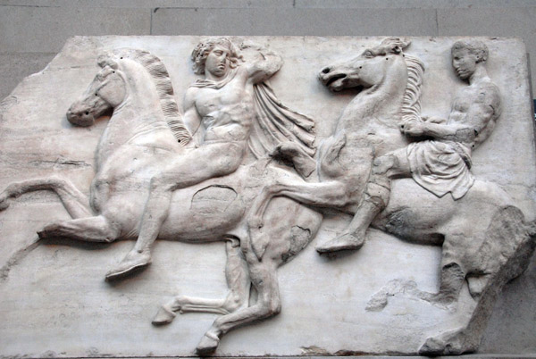 Horsemen of the Parthenon West Frieze, British Museum