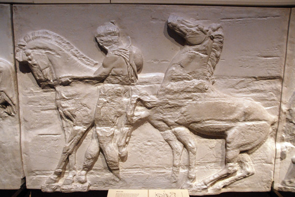 1802 cast of the West Frieze of the Parthenon Block XIII