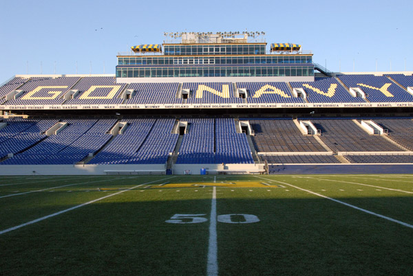 50 Yard Line - Navy & Marine Corps Memorial Stadium, Annapolis