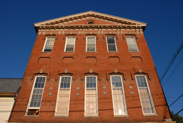 Large brick building on Maryland Avenue at Prince George Street, Annapolis