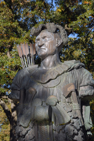 Tecumseh statue, Annapolis (actually the Lenni-Lenape chief Tamanend) - replica of the figurehead of the USS Delaware