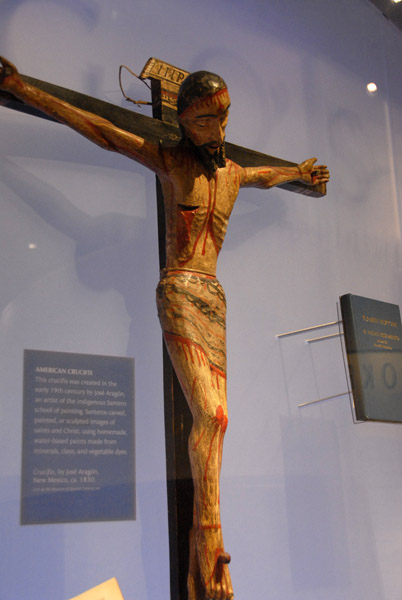 Crucifix by Jos Aragn, New Mexico ca 1830