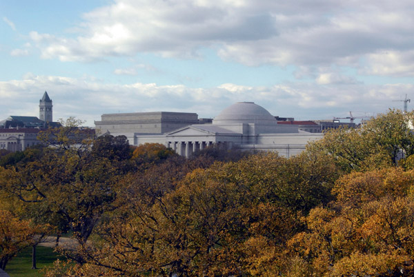 View of the mall from the National Museum of the American Indian