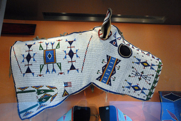 Beaded horse mask, Oglala Lakota (Sioux) ca 1900