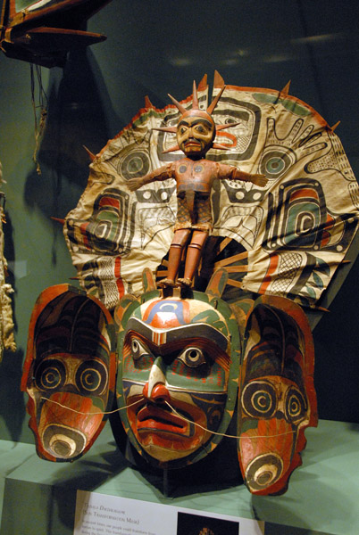 Sun transformation mask, British Columbia 1870-1910