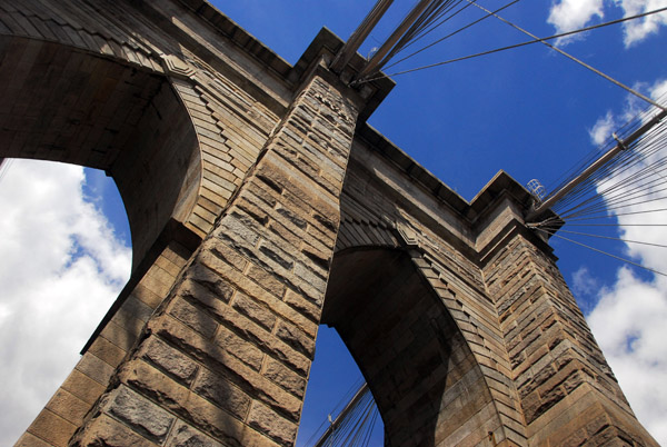 West pylon, Brooklyn Bridge