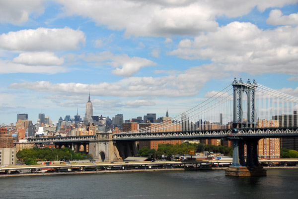 Manhattan Bridge from the Brooklyn Bridge