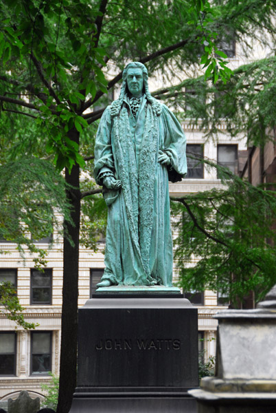 Statue of John Watts, Trinity Church