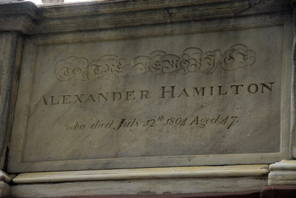 Tomb of Alexander Hamilton, Trinity Church, New York