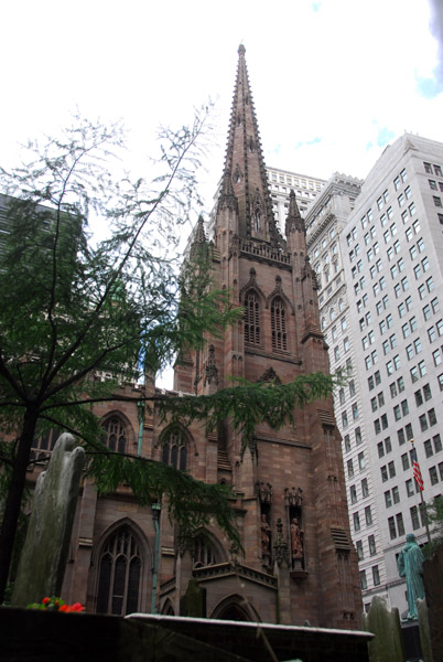 Trinity Church, Manhattan's tallest building 1846-1890