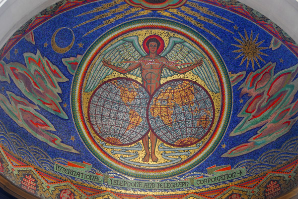 Mosaic of the ITT Building at Broad & William Streets