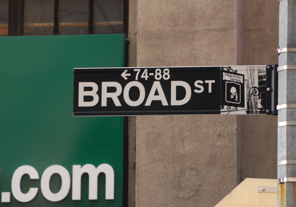 Broad Street sign