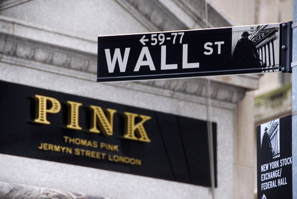 Wall Street sign