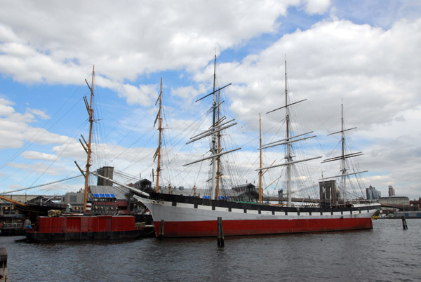 Museum ships of South Street Seaport, New York