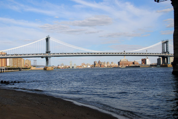 Manhattan Bridge and the East River