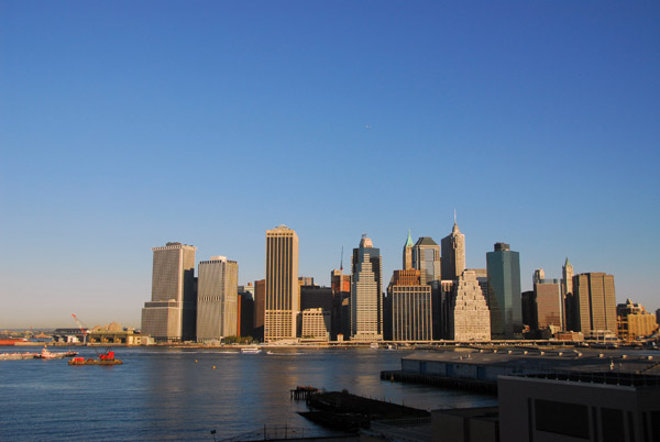 Lower Manhattan seen from Brooklyn Heights