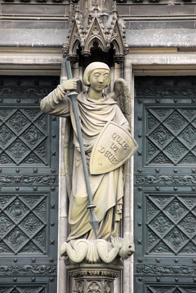 St. Michael on the north portal, Klner Dom