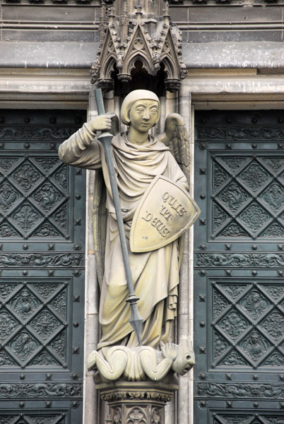 St. Michael on the north portal, Kölner Dom