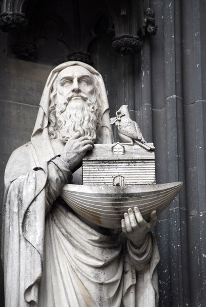 Noah with the ark, Kölner Dom