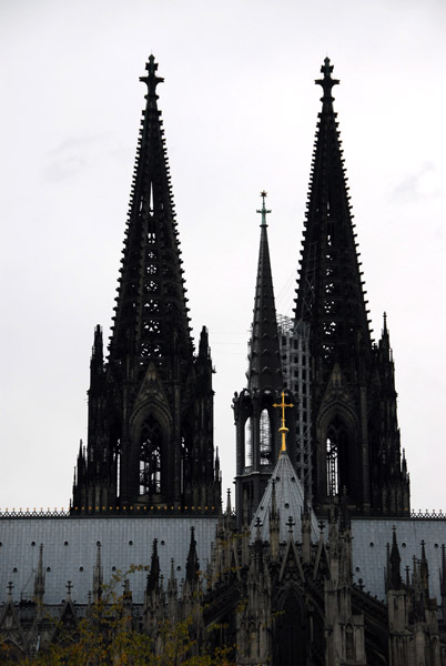 Towers of Cologne Cathedral from the east