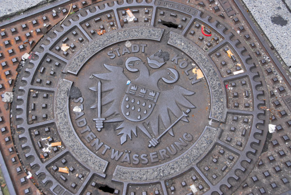 Manhole cover Stadt Kln Stadtentwsserung Cologne