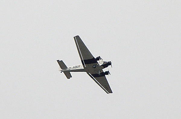 Junkers Ju 52 (D-AQUI) over Frankfurt