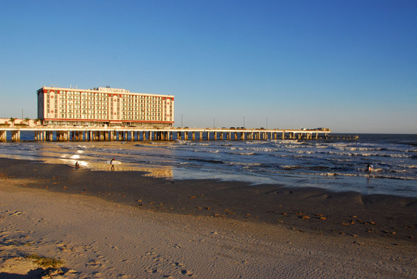Flagship Hotel on a pier, Galveston