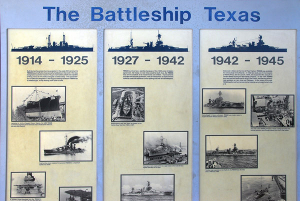 USS Texas information - Modifications