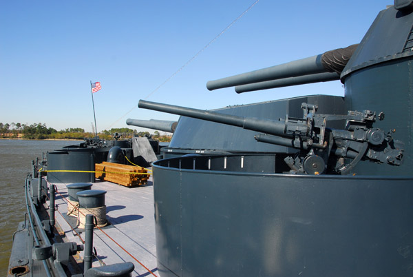 Aft turrets of USS Texas